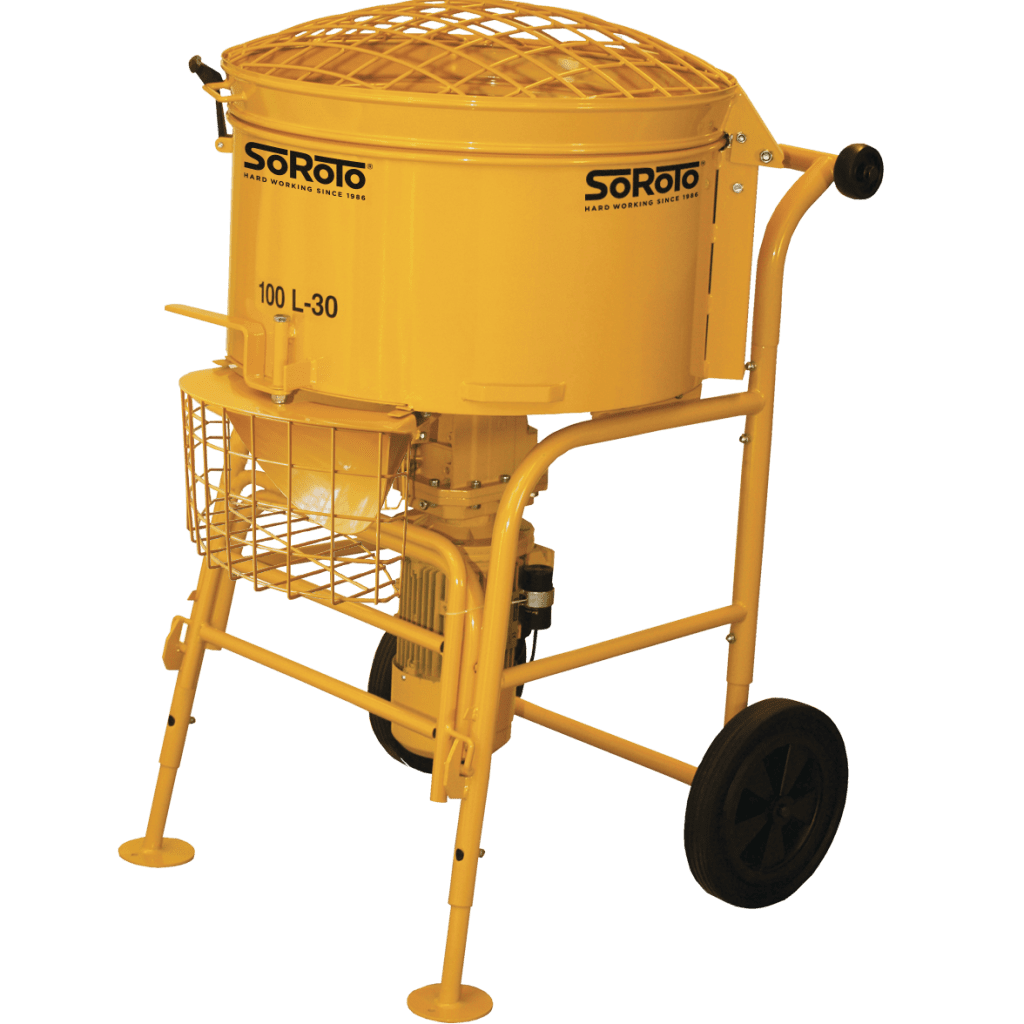 Where are Soroto 100L Forced Action Mixers used?
