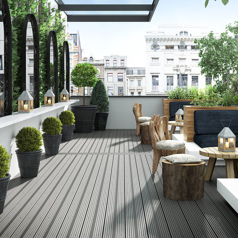 Ecodek Signature AT Pebble Grey Decking