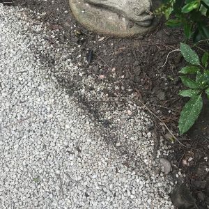 Old Edging System Removed