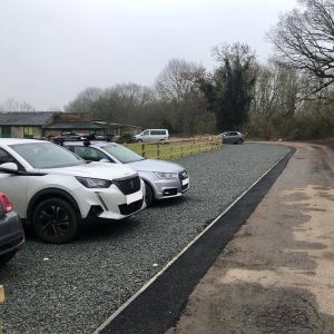 300m² X-Grid Gravel Car Park Installation Complete