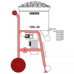 100.004 | Frame, complete w/wheels etc.