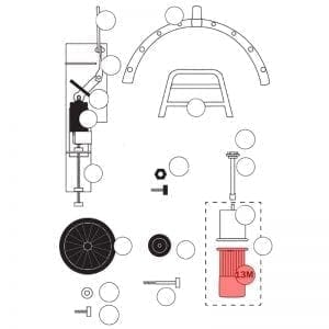 120.013M-240V | Motor ONLY - 1,1 kW 230 V