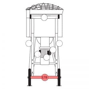 120.017B | Telescope Leg, Rear