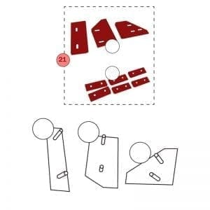080.021 | Rubber parts (replacement set, complete)