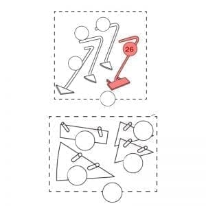 120.026 | Mixer arm (1pce), Rake