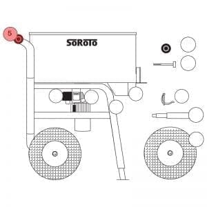 200.005 | Loading Wheel (1pc), 80 mm, excl. Bolt
