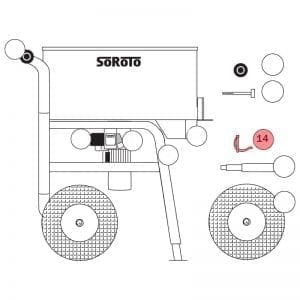 200.014 | Strips (1pc) for axle and telescopic legs, dia ?55mm