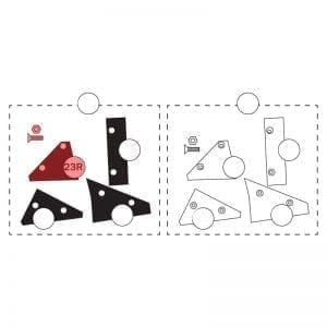 200.023R | Blade, rubber part, Side-base
