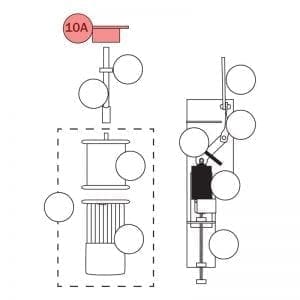 300.010A | Top disc, separate (WO U-bolts and nuts)