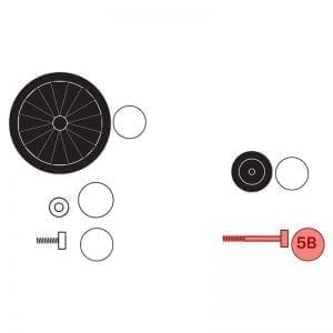 040.005B | Bolt (1pc) for 80 mm loading wheel
