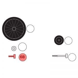 040.006B | Bolt (1pc) for 300 mm wheel