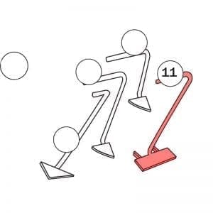 040.011 | Mixer arm (1pc.) rake
