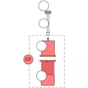 040.013-240V | Motor only - 0,75kw - 50 Hz