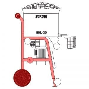 080.004 | Frame, complete w/wheels etc.