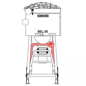 080.004F | Frame, front part (U-shape)