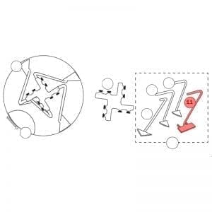 080.011 | Mixer arm (1pc.) rake