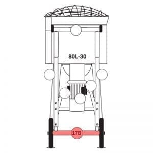 080.017B | Telescope Leg, Rear