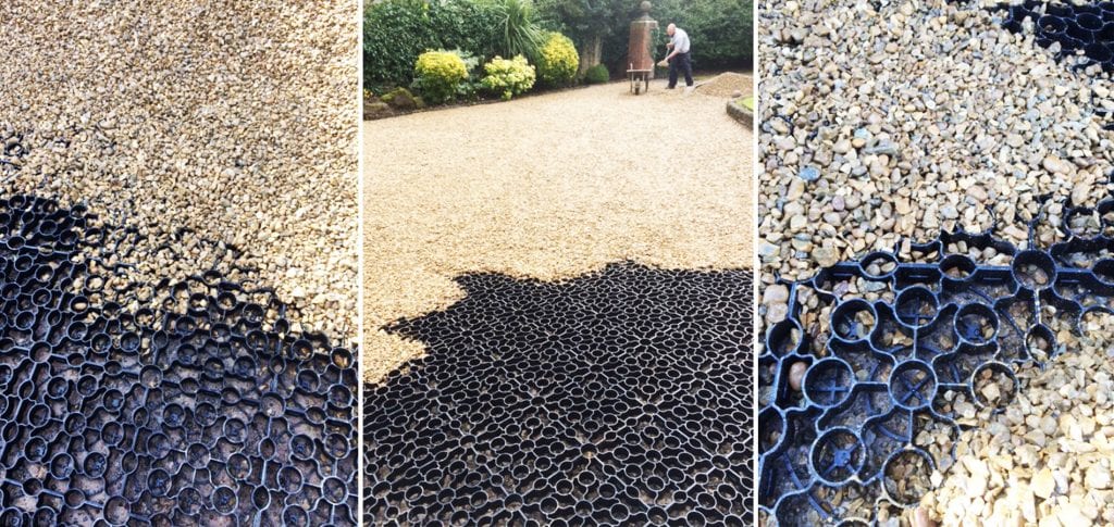 8. X-Grid Driveway Installation Close Up
